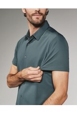 7 Diamonds 7 Diamonds Aldridge Short Sleeve Shirt Petrol Navy