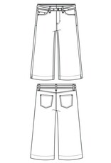 Liverpool Los Angeles Liverpool Yacht Pant with Self Belt