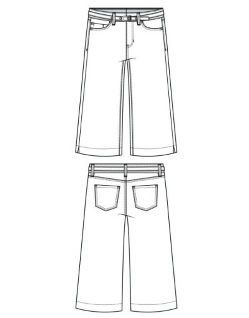 Liverpool Los Angeles Liverpool Yacht Pant with Self Belt