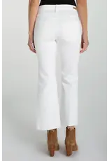 Liverpool Los Angeles Liverpool Hannah Crop Flare w/Twisted Slit Bright White