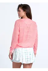 Lucky In Love Lucky in Love Summer Haze Pullover Long Sleeve  Orange Frost