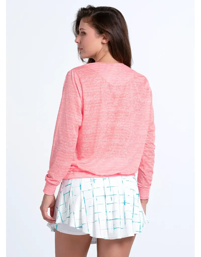 Lucky In Love Lucky in Love Summer Haze Pullover Long Sleeve  Orange Frost