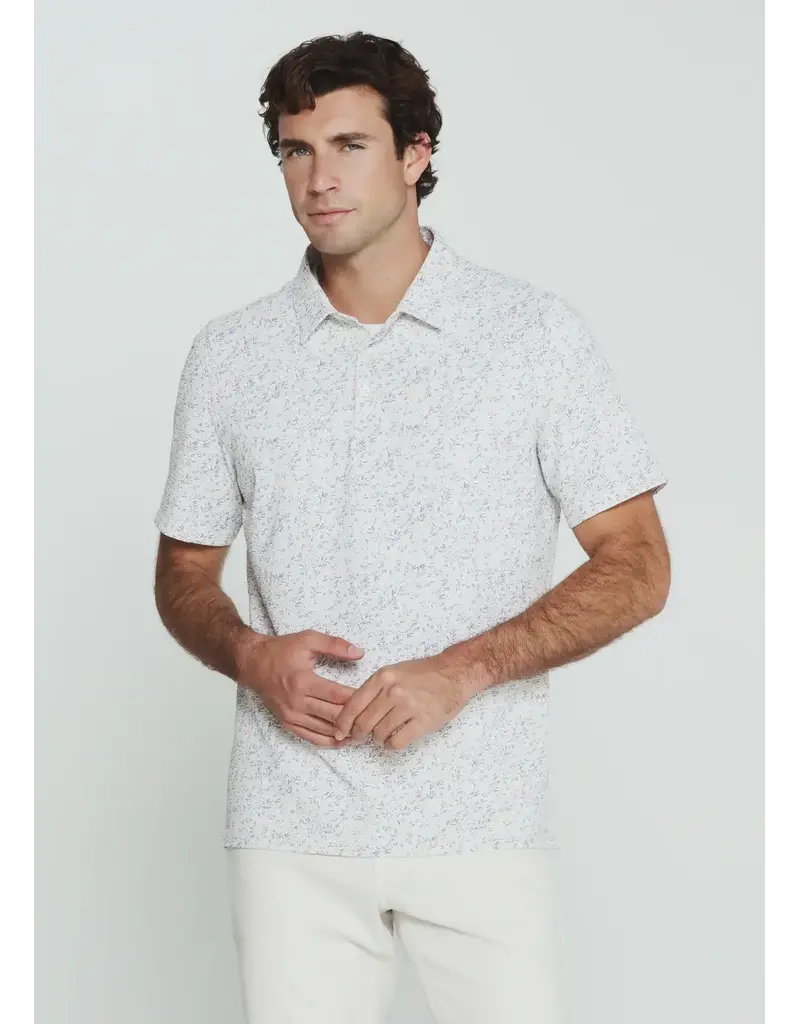 7 Diamonds 7Diamonds Ellison Short Sleeve Polo Natural