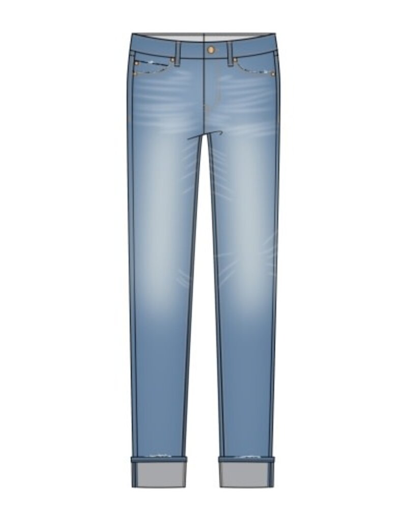 Liverpool Los Angeles Liverpool Marley Girlfriend Cuffed 27 rolled/30 ins campus