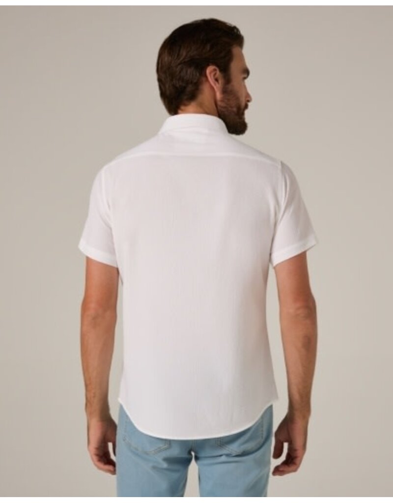 7 Diamonds 7Diamonds Barnes Short Sleeve Shirt White