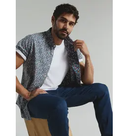 7 Diamonds 7Diamonds Mulberry Short Sleeve Shirt Navy