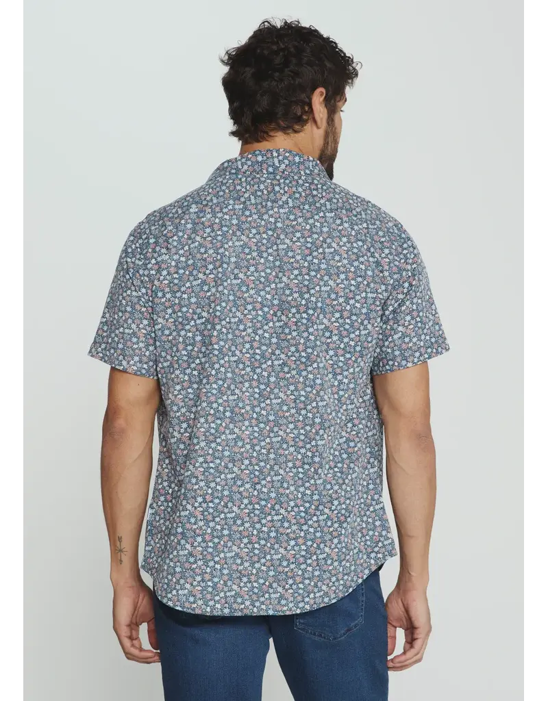 7 Diamonds 7Diamonds Mulberry Short Sleeve Shirt Navy
