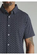 7 Diamonds 7Diamonds Marine Short Sleeve Shirt Navy