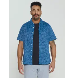 7 Diamonds 7Diamonds Eden Short Sleeve Shirt Island Blue