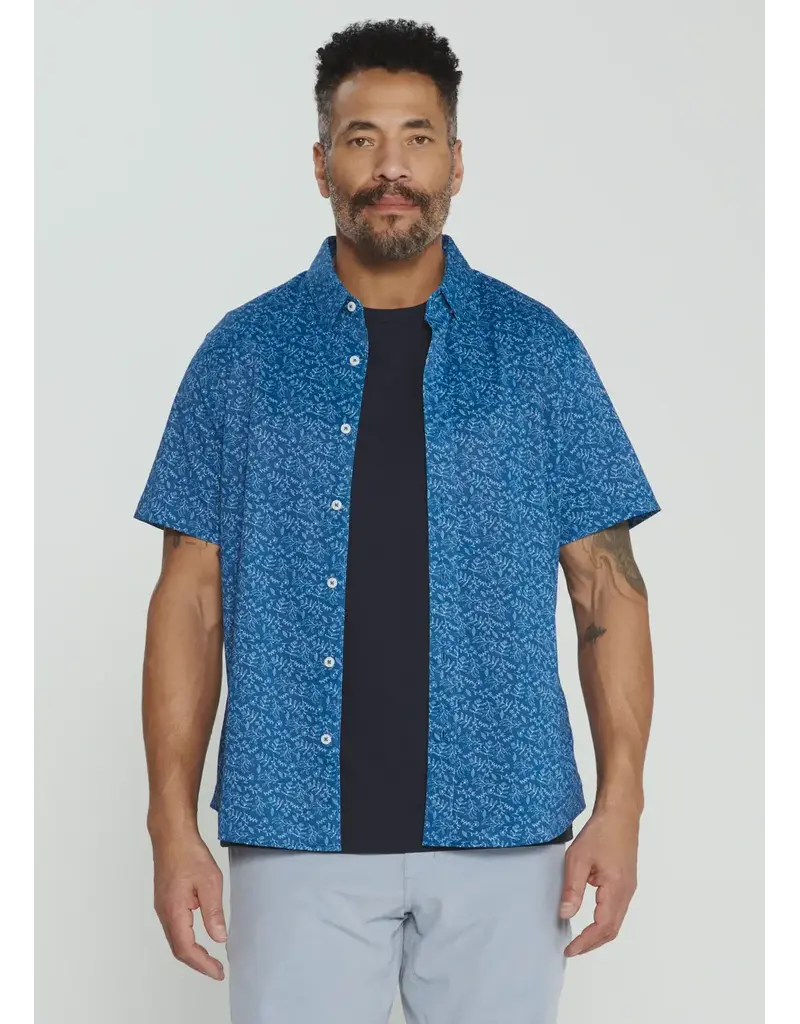7 Diamonds 7Diamonds Eden Short Sleeve Shirt Island Blue