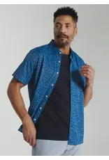 7 Diamonds 7Diamonds Eden Short Sleeve Shirt Island Blue