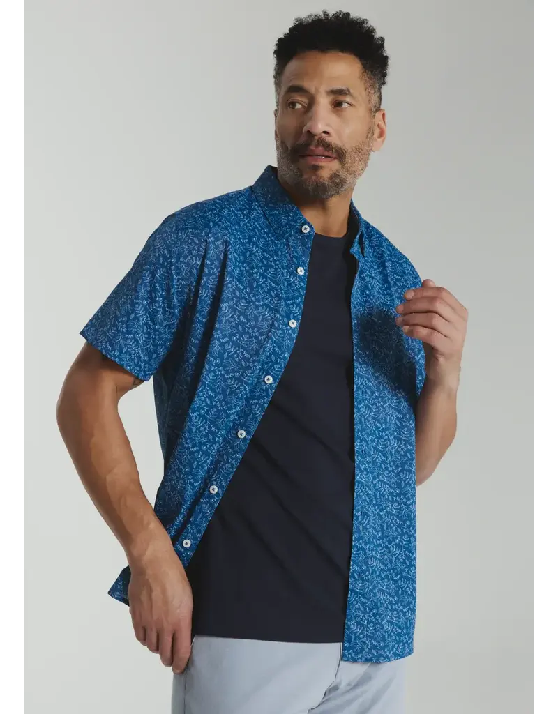 7 Diamonds 7Diamonds Eden Short Sleeve Shirt Island Blue