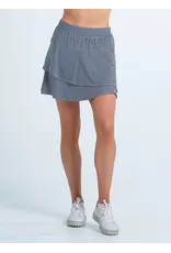 Lucky In Love Lucky in Love Seersucker Flounce Skort Midnight