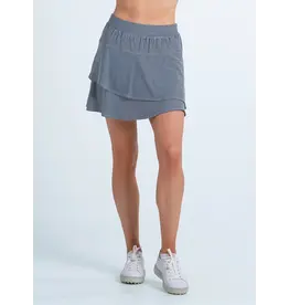 Lucky In Love Lucky in Love Seersucker Flounce Skort Midnight