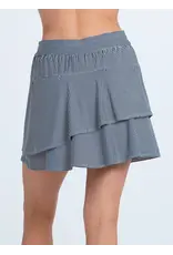 Lucky In Love Lucky in Love Seersucker Flounce Skort Midnight