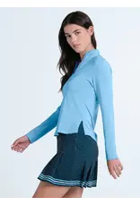 Lucky In Love Lucky in Love Pleated Neck Long Sleeve Bset