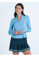 Lucky In Love Lucky in Love Pleated Neck Long Sleeve Bset