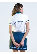 Lucky In Love Lucky in Love Tee Line Short Sleeve  White