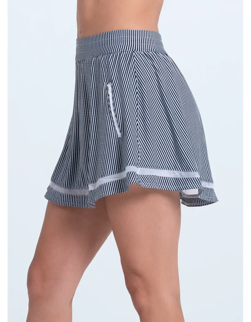 Lucky In Love Lucky in Love Seersucker Pocket Skort Midnight