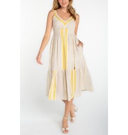 Liverpool Los Angeles Liverpool Sleeveless Midi Dress