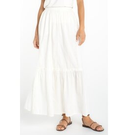 Liverpool Los Angeles Liverpool Tiered Woven Pull On Maxi Skirt
