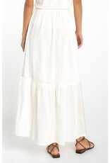 Liverpool Los Angeles Liverpool Tiered Woven Pull On Maxi Skirt