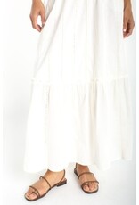 Liverpool Los Angeles Liverpool Tiered Woven Pull On Maxi Skirt