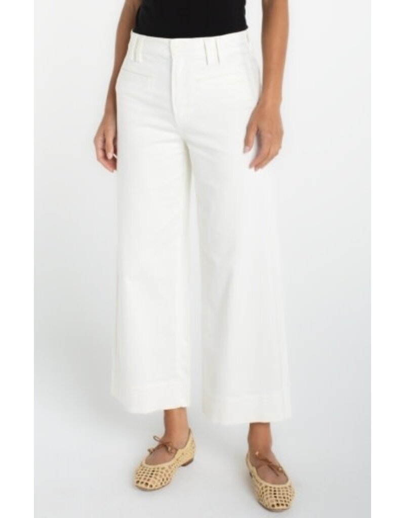 Liverpool Los Angeles Liverpool Hi-rise Crop Wide Leg with Welt Pockets 26" inseam