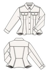 Liverpool Los Angeles Liverpool Fit and Flare Trucker Jacket