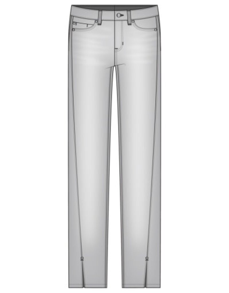 Liverpool Los Angeles Liverpool Kennedy Straight w/ Seaming Detail and Slit