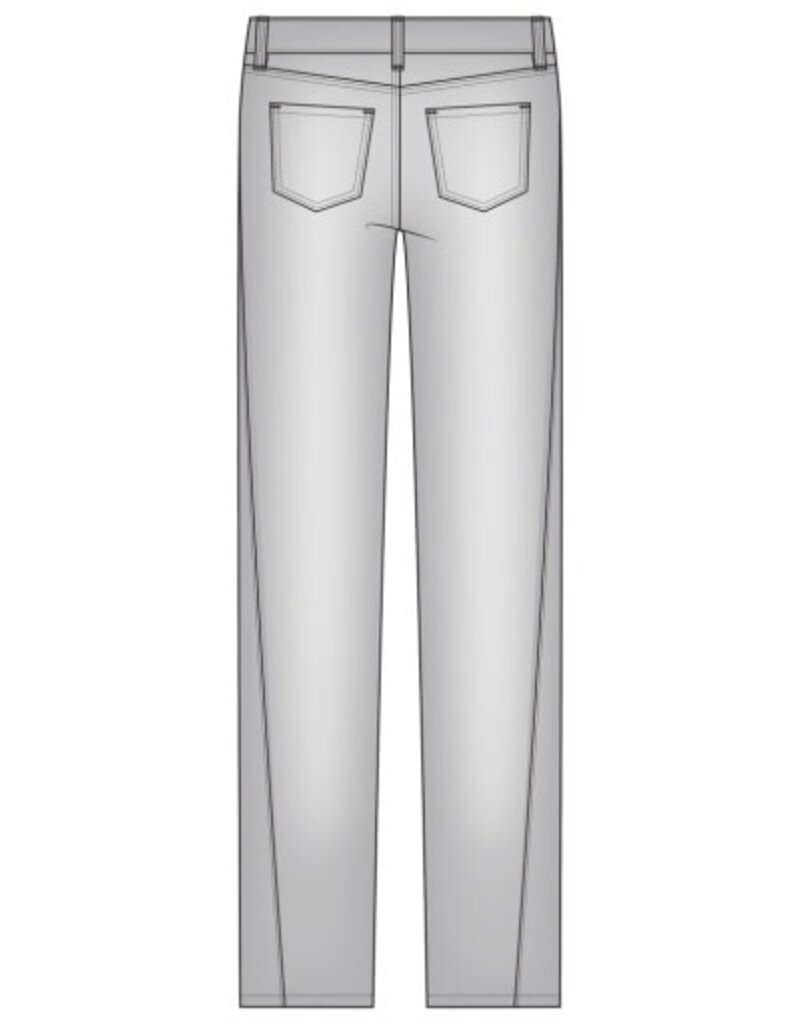 Liverpool Los Angeles Liverpool Kennedy Straight w/ Seaming Detail and Slit