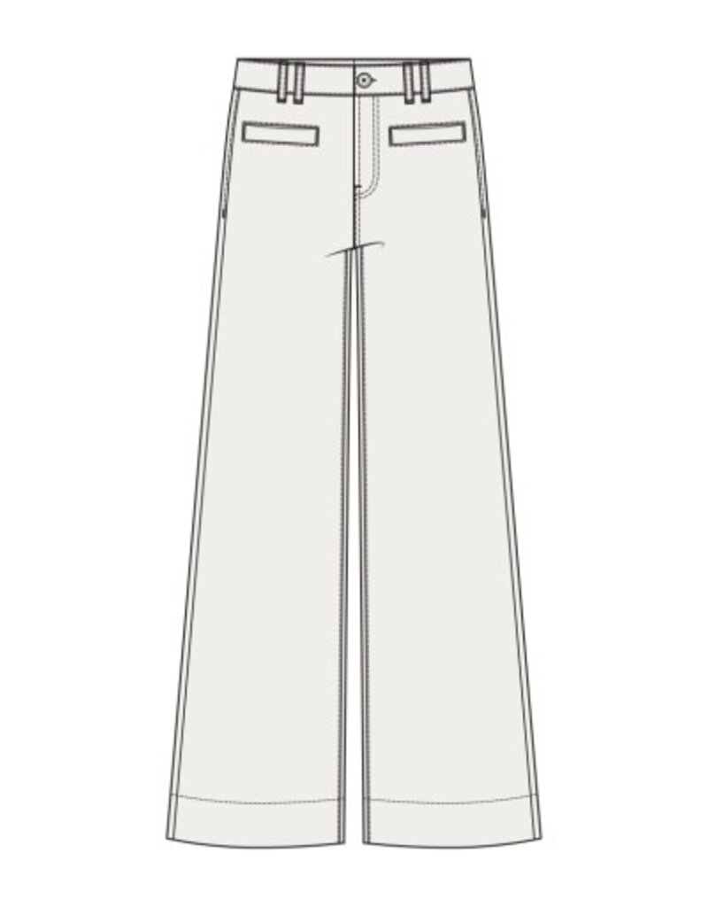 Liverpool Los Angeles Liverpool Hi-rise Crop Wide Leg with Welt Pockets 26" inseam