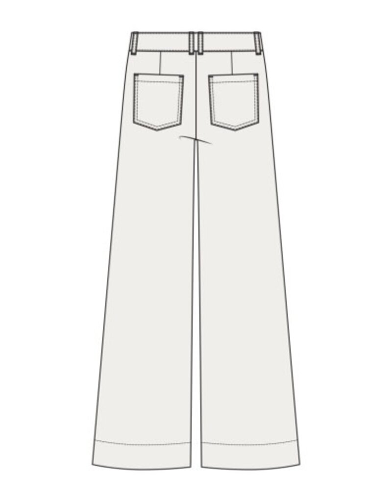 Liverpool Los Angeles Liverpool Hi-rise Crop Wide Leg with Welt Pockets 26" inseam