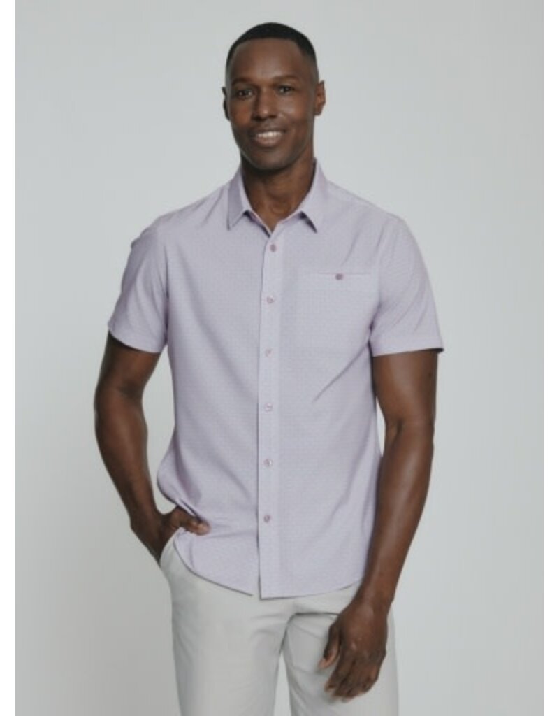 7 Diamonds 7Diamonds Palm Short Sleeve Shirt Stone Rose