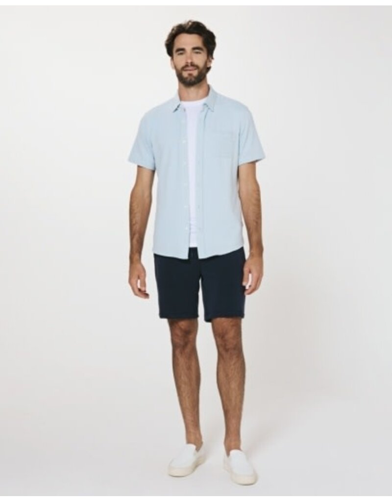 7 Diamonds 7Diamonds Bennet 4-Way Stretch Shirt Island Blue