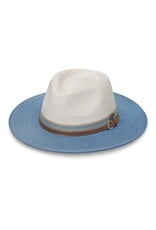Wallaroo Hat Company Wallaroo Kristy Hat Ivory/Ice Blue
