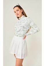 GGblue GGblue Georgia Ice Long Sleeve Mock Country Club Toile