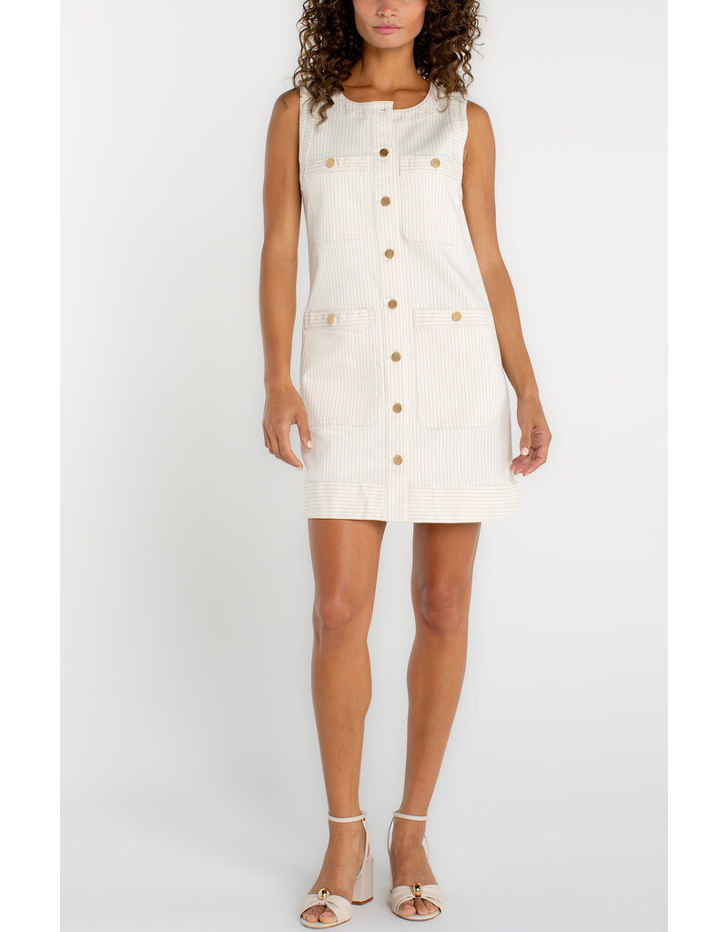 Liverpool Los Angeles Liverpool Patch Pocket Shift Dress