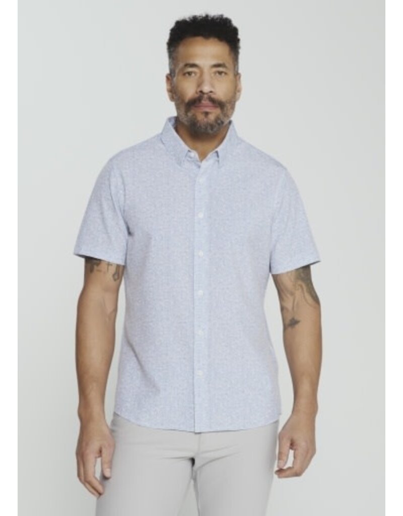 7 Diamonds 7Diamonds Olivier Short Sleeve Shirt Stone Blue