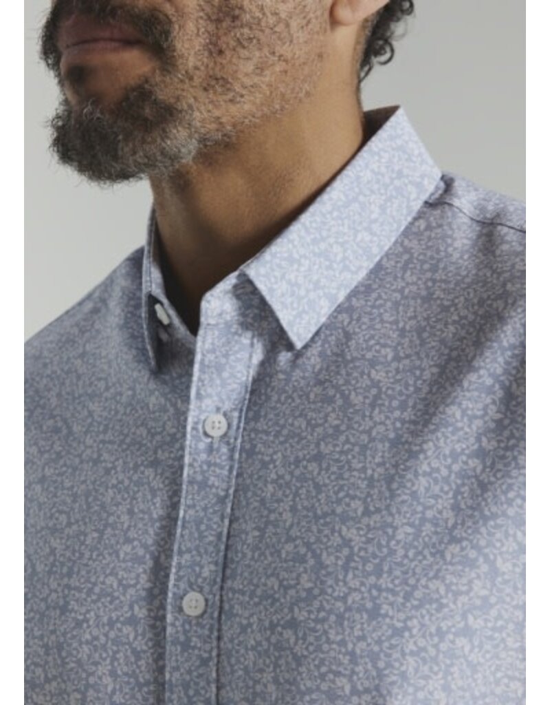 7 Diamonds 7Diamonds Olivier Short Sleeve Shirt Stone Blue