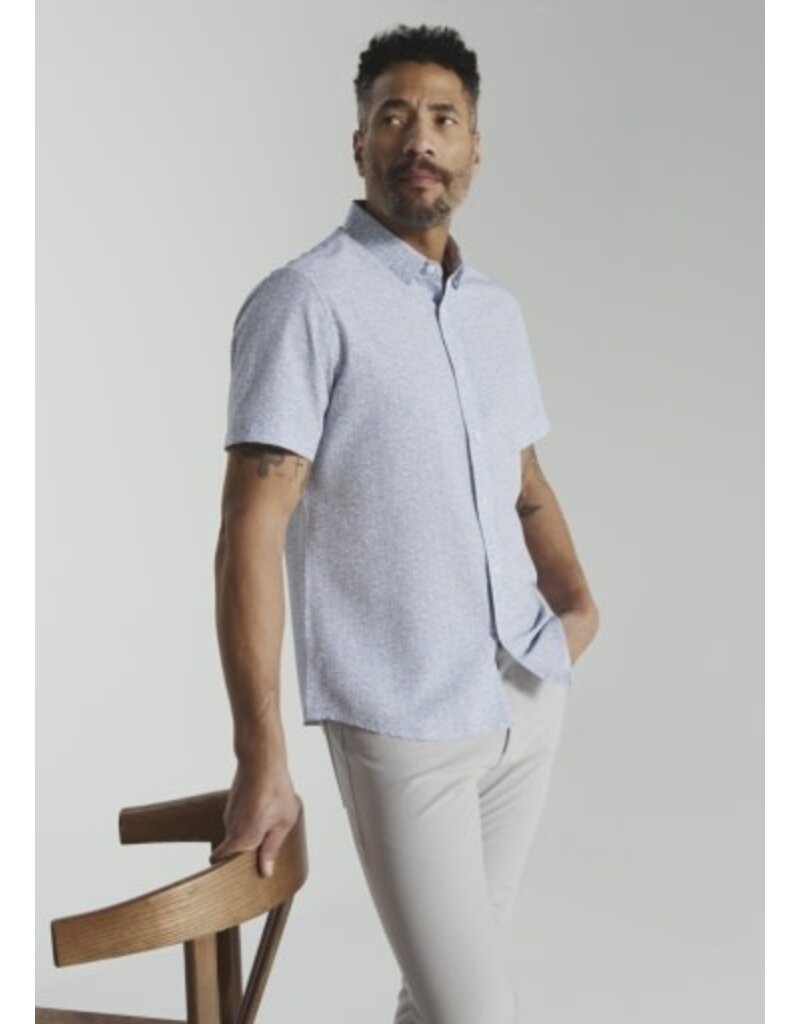 7 Diamonds 7Diamonds Olivier Short Sleeve Shirt Stone Blue