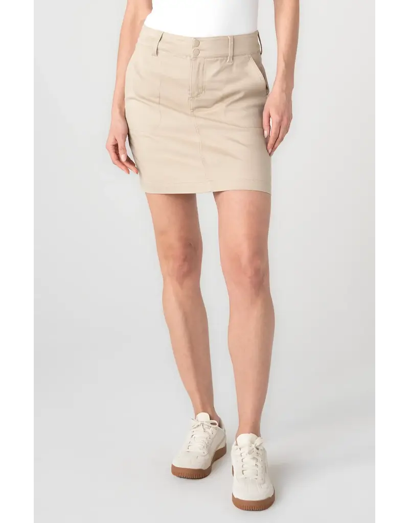 Liverpool Los Angeles Liverpool Utility Skort 17" Safari Sand