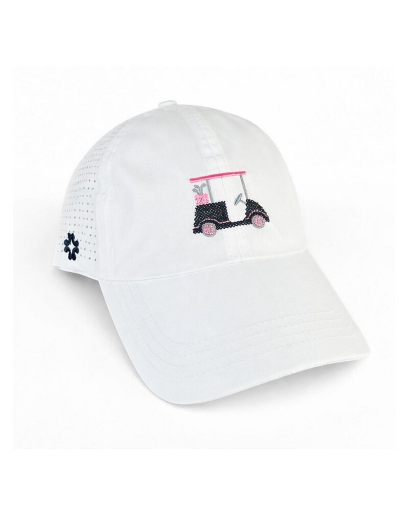 Vimhue Vimhue Sun Goddess Tuck In Navy/Pink Golf Cart Cross Stitch