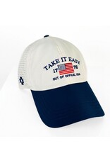 Vimhue Vimhue Sun Goddess Tuck In Navy/Cream Take it Easy