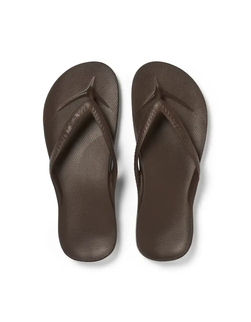 Archies Archies Arch Support Flip Flop Brown