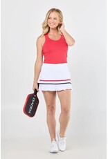 Sofibella Style Icons Berry Red 14" Skort