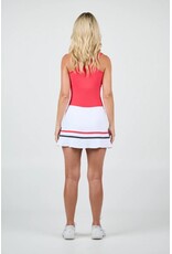 Sofibella Style Icons Berry Red 14" Skort