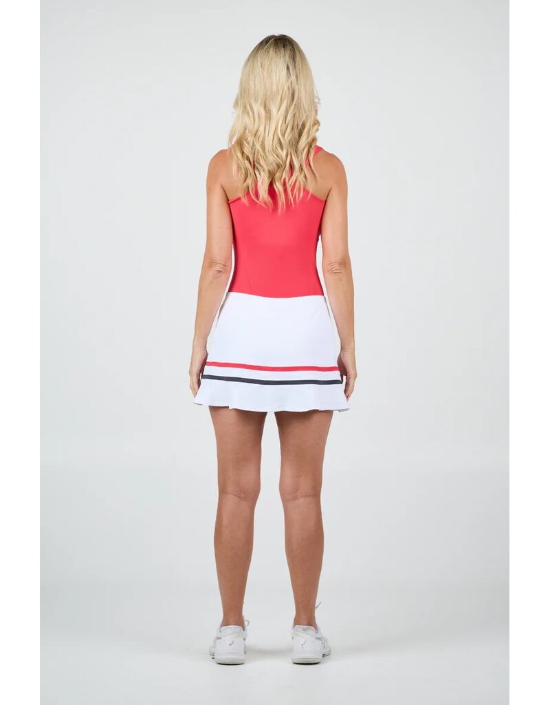 Sofibella Style Icons Berry Red 14" Skort