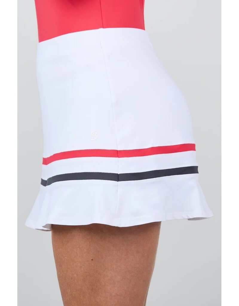 Sofibella Style Icons Berry Red 14" Skort