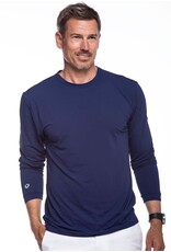 IBKul IBKul Solid Long Sleeve Crew Ink